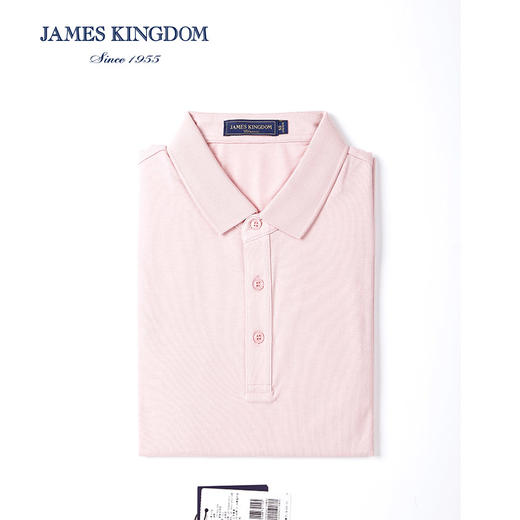 占姆士男士夏季翻领棉质短袖POLO衫 商品图1