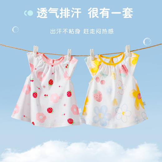 【热卖中！39.9/两件任选】A类夏季新款儿童裙子韩版女童甜美碎花连衣裙洋气宝宝背心裙A字裙 商品图1