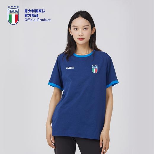 意大利国家队官方商品 | 深蓝速干防晒T恤UPF50+夏季训练服足球迷 商品图3