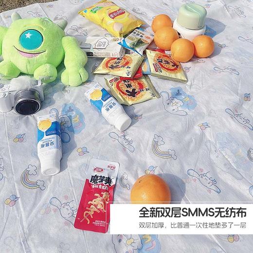 【39.9/任选3件】双层无纺布野餐垫，无需清洗，加大尺寸45%！一次性野餐垫草坪防潮户外加厚春游野餐垫露营便捷郊游海边沙滩垫-QQ--ry 商品图2