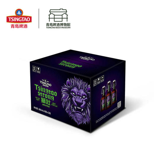 青岛啤酒 狮壮16.8度380ml*12瓶 I啤酒 商品图3