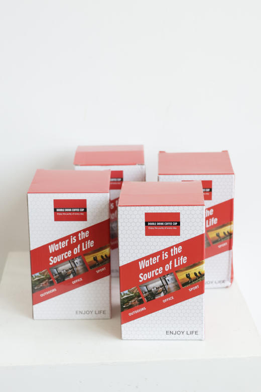 夏季高颜值双饮杯塑料杯450ml PJ852 商品图1