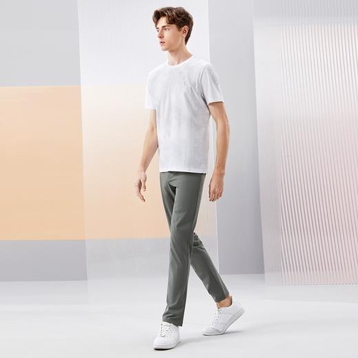 【凉感索罗纳】柒牌短袖T恤男2024夏季新款休闲百搭渐变圆领上衣	126T72220 商品图3