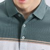 【5A抗菌2A防螨】柒牌丝光棉短袖polo衫男士夏季新款撞色条纹上衣	126T71230 商品缩略图2
