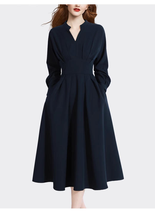 裁缝学苑AS230复古收腰连衣裙纸样女装2024年新款别致样板图纸裙子 商品图5