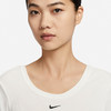 Nike/耐克女装上衣夏季露背短袖速干透气运动大圆领高腰罗纹T恤FN3665-133 商品缩略图2