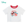 迪士尼【5A抑菌】24夏季女童短袖T恤米妮IP纯棉透气上衣凉感T恤ZD2DS038 商品缩略图4