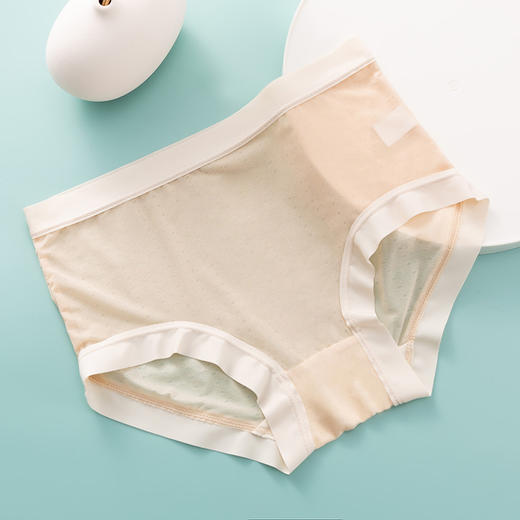 【49.9/任选4件！】新品推荐桑蚕丝薄款无痕女士三角裤，透气凉感3A抑jun档速干网眼中腰内裤-lm！ 商品图10
