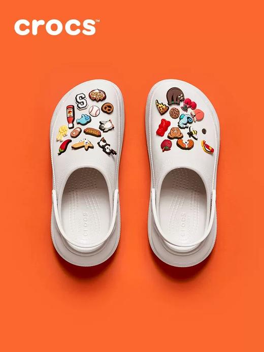 人手一双，泡芙厚底洞洞鞋。599大洋一双の自带拉腿滤镜鞋A041788 商品图6