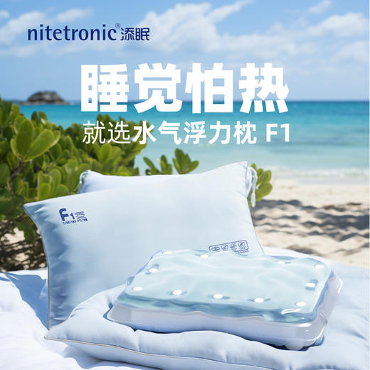 Nitetronic添眠浮力枕F1 水气浮力流体工学枕 冰凉枕 夏季枕头 商品图2