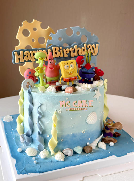 派大星\海绵宝宝玩具蛋糕 商品图1