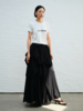 LIYIHAN 书页拼接长半裙 Y241Q06190 商品缩略图3