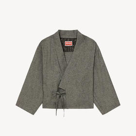 KENZO 高田贤三 男士混纺羊毛外套 灰色 FC62 VE032 9RD 98