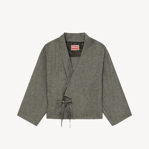 KENZO 高田贤三 男士混纺羊毛外套 灰色 FC62 VE032 9RD 98 商品图0