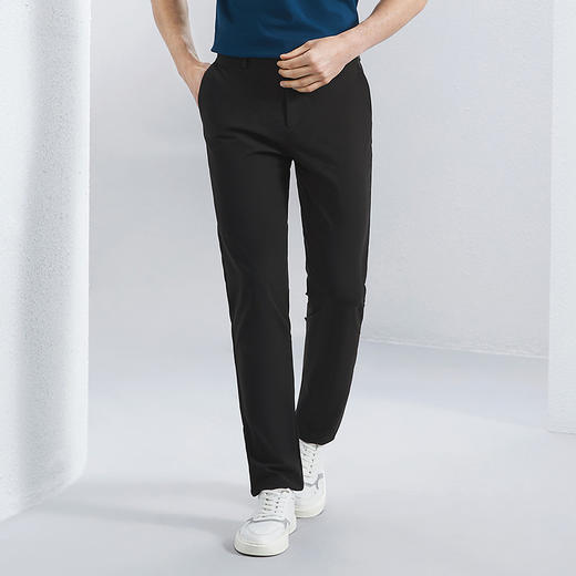 柒牌男装休闲裤男2024春夏新款商务通勤上班中腰修身男士直筒长裤	126H72520 商品图1