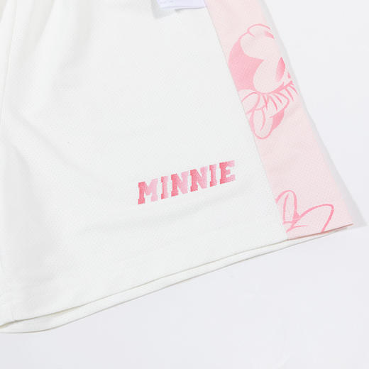 迪士尼【运动米妮】24夏季凉感透气运动短袖套装网眼速干短袖短裤套装ZD2DT038 商品图10