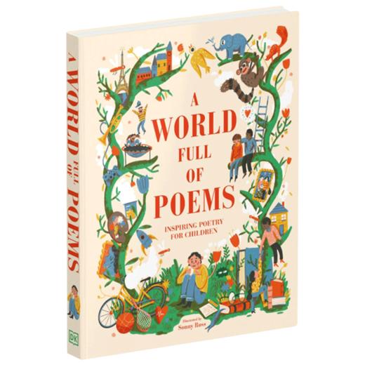 英文原版 DK的诗句 儿童诗歌 A World Full of Poems 精装 韵律启蒙插图 全英文版 商品图1