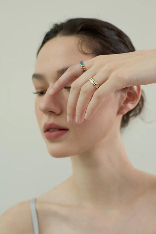 SOL DE VERANO 红墙系列简约戒指 商品图4