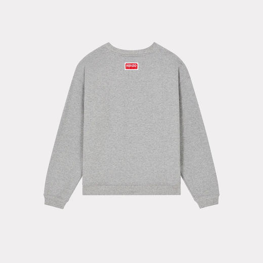KENZO 高田贤三 女士棉质字母花徽标印花圆领长袖卫衣 灰色 FC62 SW011 4ME 94 商品图1