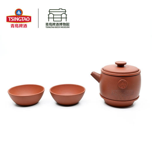 酒桶紫砂壶茶具套装 230ml 青岛啤酒博物馆特别出品 青岛啤酒 官方文创 商品图0