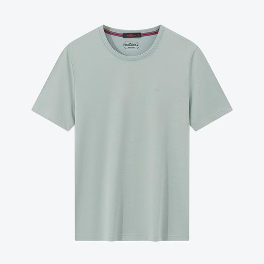 【冰氧吧】柒牌凉感短袖T恤男2024夏季新款圆领透气时尚休闲上衣	126T72010 商品图4