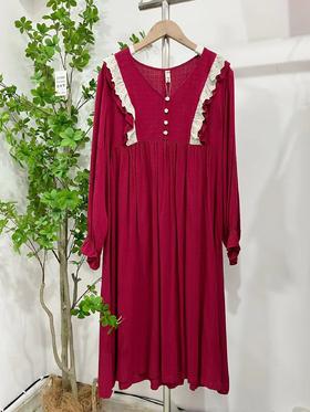 限七夕活动→喜出Z013人棉软料连衣裙