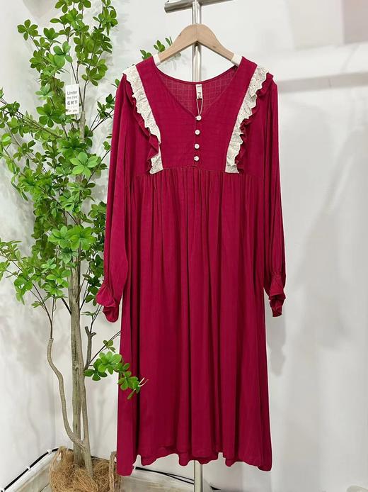 限七夕活动→喜出Z013人棉软料连衣裙 商品图0