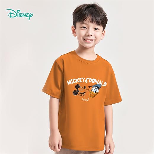 迪士尼【5A抑菌】24夏款男童短袖T恤卡通印花舒适透气短袖T恤ZD2DS030 商品图3