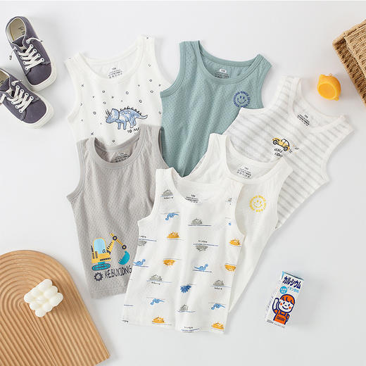 【明星单品！云感守护】女童背心内穿棉儿童无袖婴儿宝宝小背心打底衫女孩中大童夏季薄款 商品图2