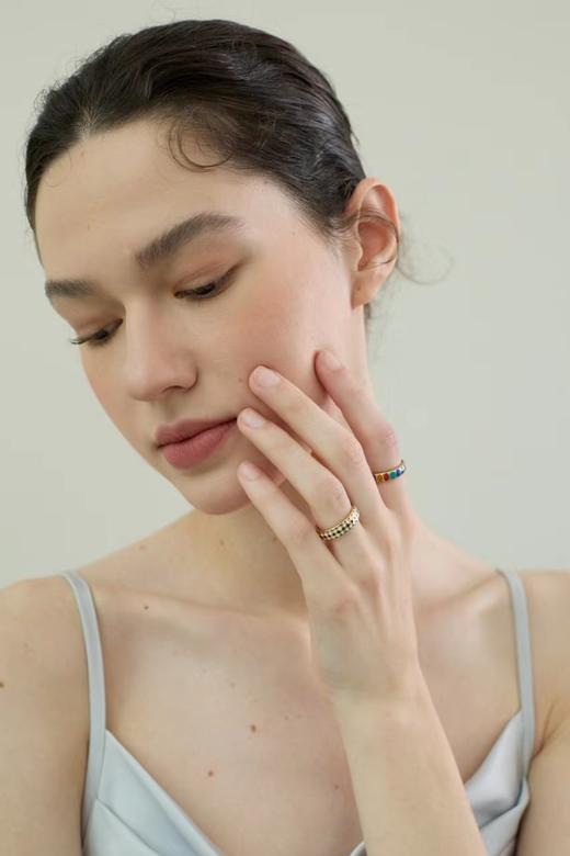 SOL DE VERANO 红墙系列简约戒指 商品图2