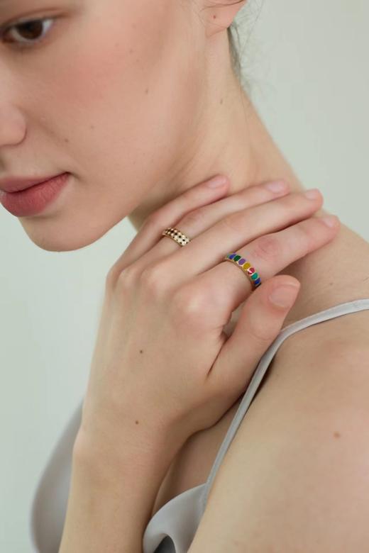 SOL DE VERANO 红墙系列简约戒指 商品图1