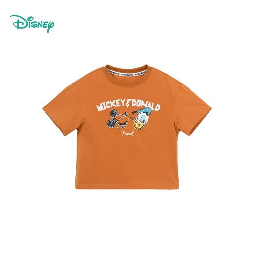 迪士尼【5A抑菌】24夏款男童短袖T恤卡通印花舒适透气短袖T恤ZD2DS030 商品图6