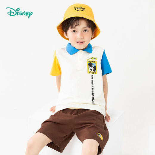 【米奇IP冰瓷棉】24夏款男童冰感短袖套装透气短袖短裤套装ZD2DT045 商品图5