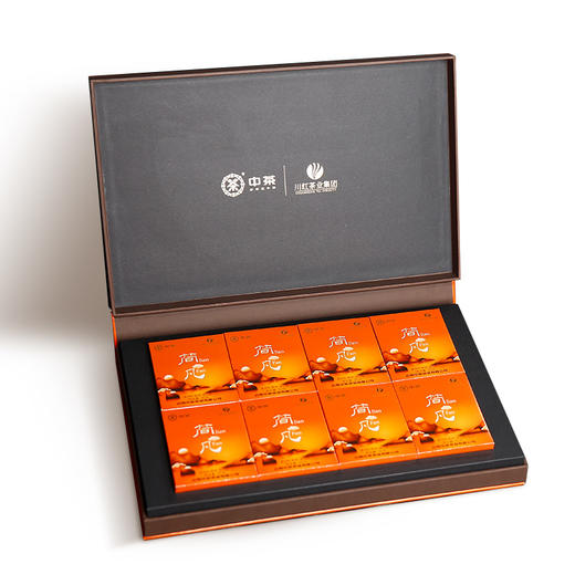 川红集团&中茶普洱熟茶紧压茶简凡经典礼盒30g*8盒 送礼佳品 商品图6