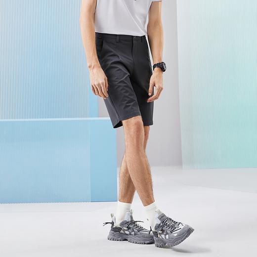 柒牌男装休闲短裤男2024夏季新款时尚潮流中青年条纹印花直筒男裤	126H72930 商品图1