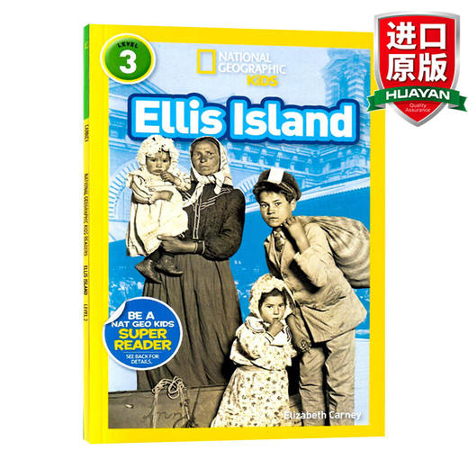 National Geographic Kids Readers L3 Ellis Island 英文原版 国家地理分级读物第3级 埃利斯岛 儿童启蒙 英文版 进口英语书籍 商品图0