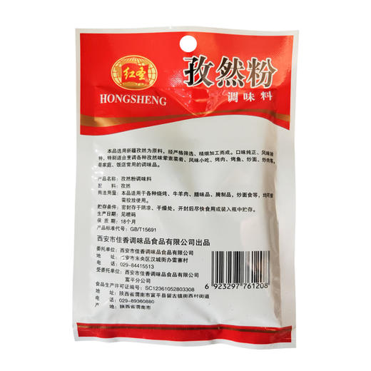 红圣孜然粉40g 商品图1