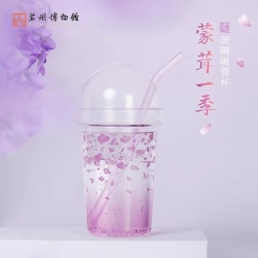 苏州博物馆 蒙茸一季玻璃吸管杯 商品图0