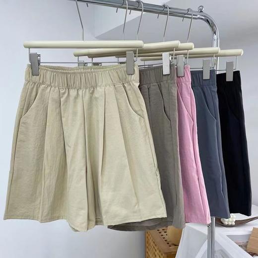 【超显瘦❗️山本五分A字短裤】高腰显高，拉出长腿，又A又飒又帅又美❗️女夏季新款薄款外穿宽松休闲阔腿直筒中裤子 商品图4