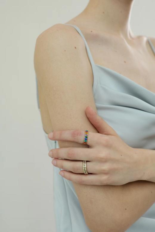 SOL DE VERANO 红墙系列简约戒指 商品图5