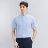 【中华立领】柒牌男装短袖立领衬衫男2024夏季新款人字纹肌理商务百搭休闲衬衣	126A71180 商品缩略图1