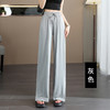 新品福利【看得见的“垂坠顺滑”抗皱易打理！】防晒冰丝阔腿裤女，轻松凉爽，优雅自在。夏季速干居家卫裤，百搭休闲，简约时尚。宽松舒适，运动随意；直筒设计，修饰美腿。九分长度，展现婀娜身姿！_ZSY 商品缩略图6