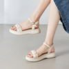 ZHR平底凉鞋女款外穿2024夏季新款厚底一字带百搭休闲软底女鞋 商品缩略图3