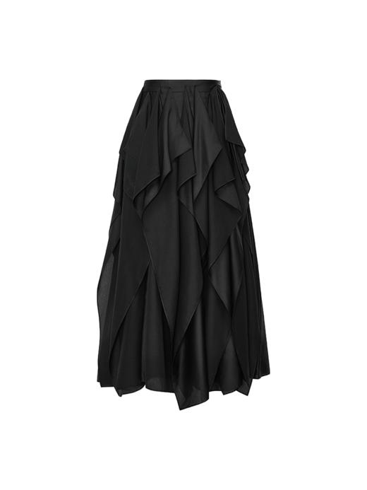 LIYIHAN 书页拼接长半裙 Y241Q06190 商品图5