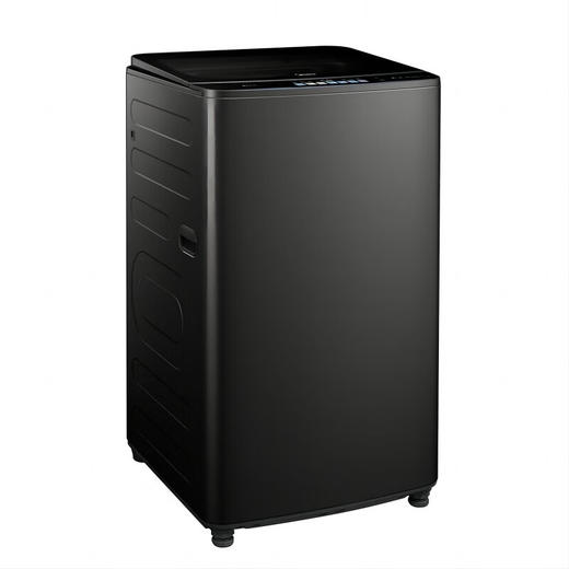 美的（Midea）MB100FC5DT 波轮全自动洗衣机 金属钛 门盖高光黑,白玻,普通银丝印 钢化玻璃 波轮式 商品图4