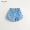 马克珍妮2024年夏装新款 女童纯棉花边腰牛仔短裤 240885 商品缩略图1