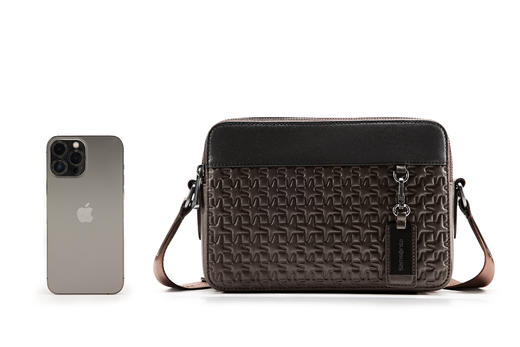 新秀丽ERIC-F系列质感老花商务单肩包NR4*003 商品图6