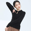 时尚镂空盘扣旗袍领中长袖修身显瘦舞蹈服形体服练功服 商品缩略图5