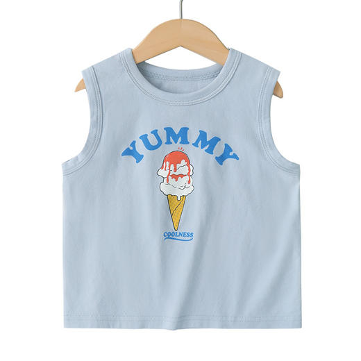 【卡通印花休闲背心】男童纯棉背心夏装夏款童装儿童宝宝小童右欧无袖T恤夏季潮 商品图4