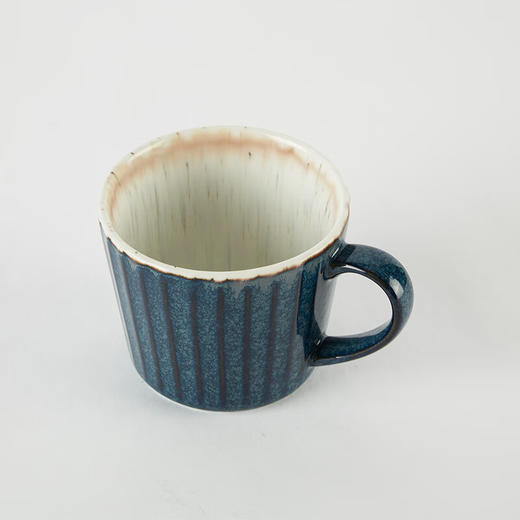 复古马克杯 350ml 窑变深蓝 商品图1